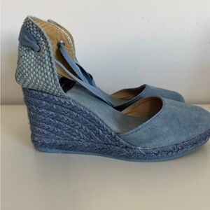 GAIMO (SPAIN) Espadrille Wedge Platform Shoes, SZ 38 (US 8)